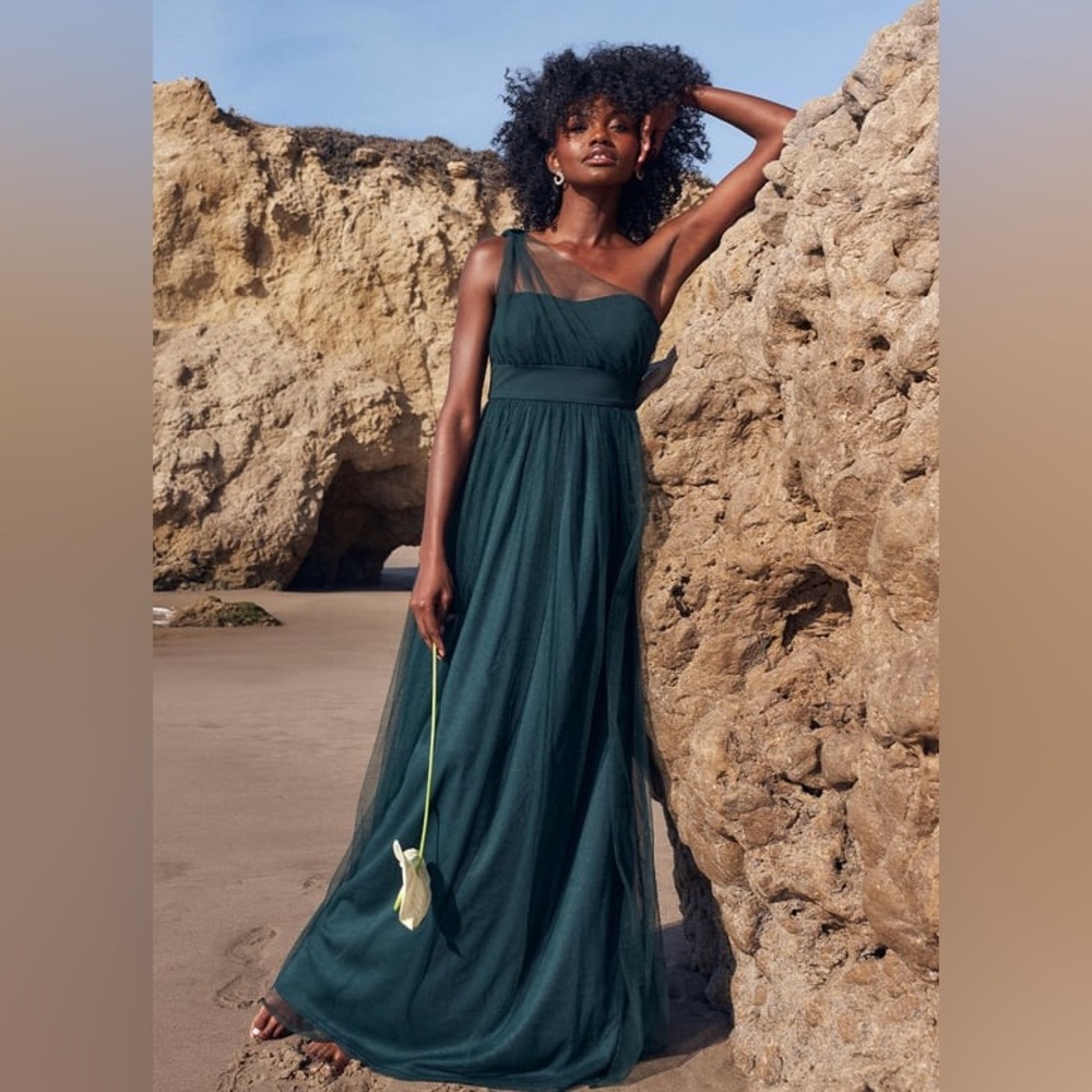 LuLu’s one shoulder gown NWT